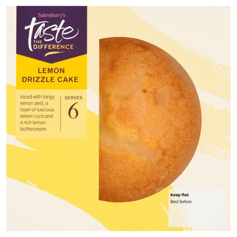 Sainsbury's Lemon Drizzle Cake, Taste the Difference