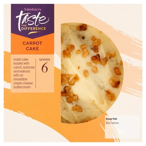 Add to my favourites Sainsbury's Carrot Cake, Taste the Difference