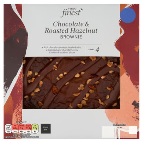 Tesco Finest Chocolate & Roasted Hazelnut Brownie